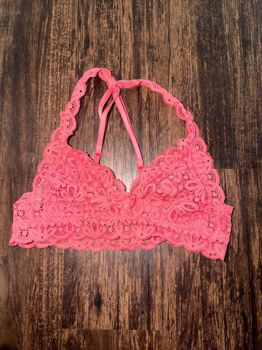 Victoria's Secret Bralette Size XS Pink Lace